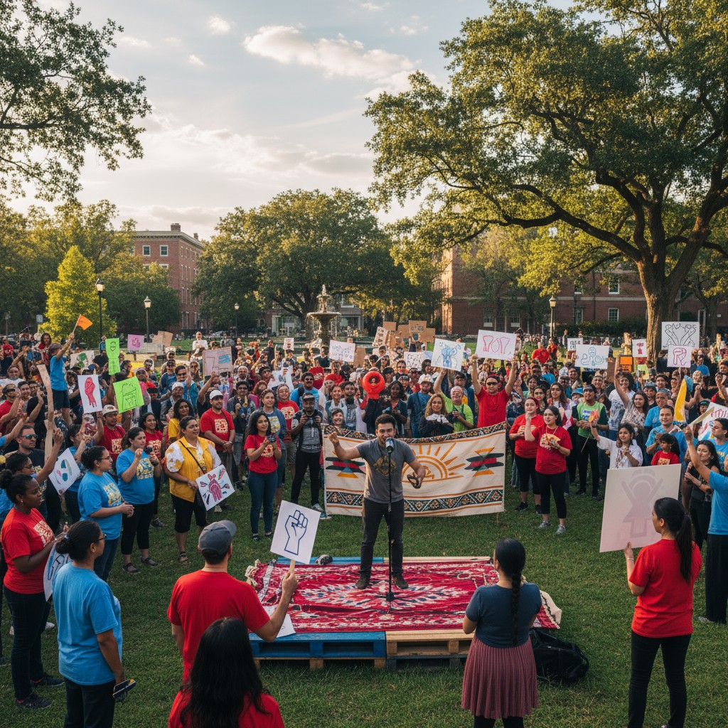 Community rally event