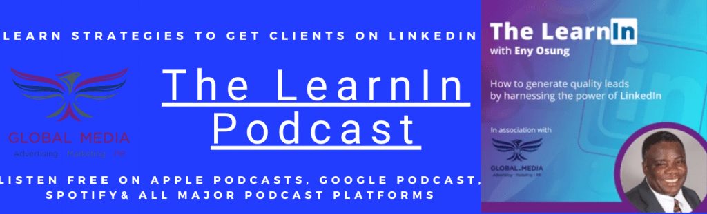 the LearnIn podcast with Eny Osung banner