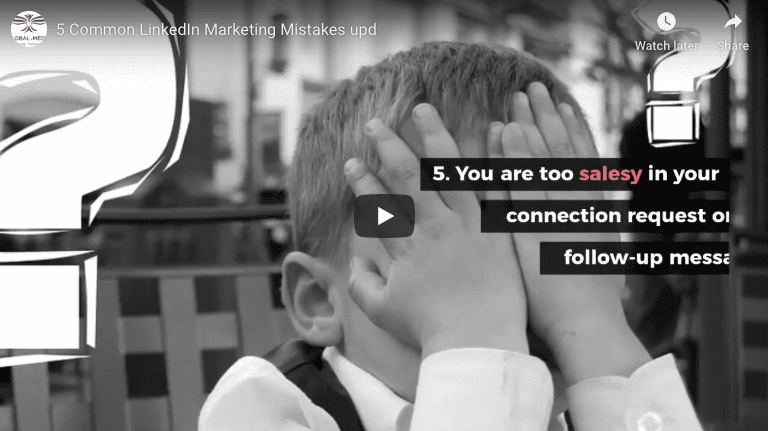 5 Common LinkedIn Marketing Mistakes and how to avoid them header photo