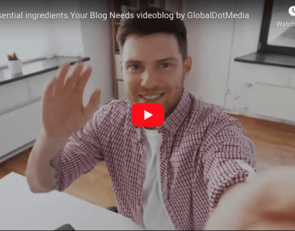 15 Essential Ingredinets your blog needs header photo - blogger taking a selfie