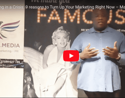 Marketing in a crisis Eny Osung video blog cover photo