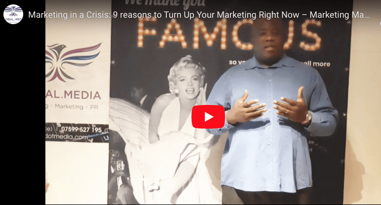 Marketing in a crisis Eny Osung video blog cover photo