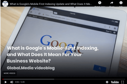 What is Google's mobile-first update and what does it mean for your business videoblog