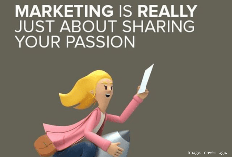 Share your passsion graphic in in What will leading marketers look like post-COVID blog