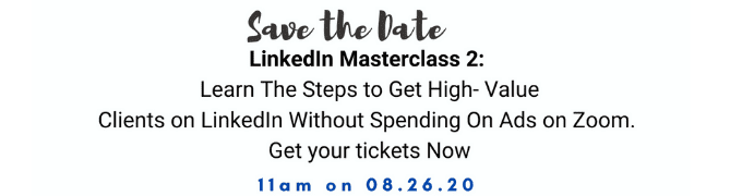 LinkedIn Masterclass 2 banner