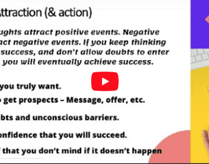 How to make the law of attraction work for your marketing camapaign header photo