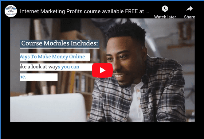 Internet Marketing Profits course video pic